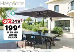 Centrakor LE PARASOL DÉPORTÉ EQUADOR offre