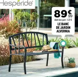 Centrakor LE BANC DE JARDIN ALVERNIA offre