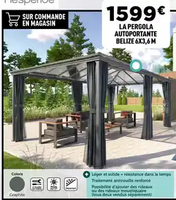 Centrakor LA PERGOLA AUTOPORTANTE BELIZE offre