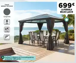 Centrakor LA PERGOLA BELIZE offre