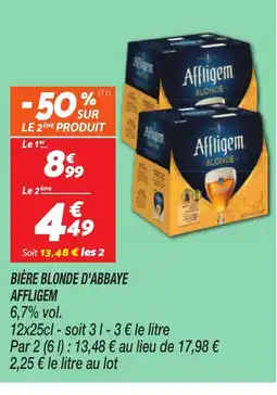 Netto AFFLIGEM Bière blonde d'abbaye offre