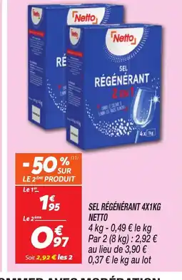 Netto NETTO Sel régénérant offre