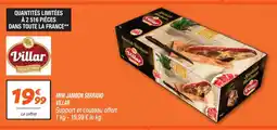 Netto VILLAR Mini jambon serrano offre