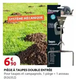 Rural Master PIÈGE À TAUPES DOUBLE ENTRÉE offre