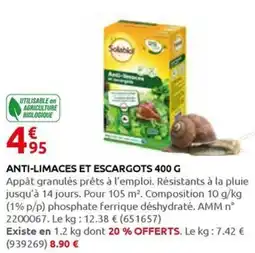 Rural Master ANTI-LIMACES ET ESCARGOTS offre