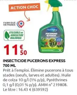 Rural Master INSECTICIDE PUCERONS EXPRESS offre