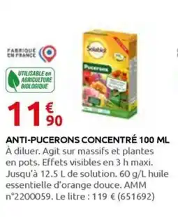 Rural Master ANTI-PUCERONS CONCENTRÉ offre