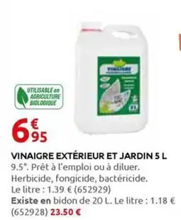 Rural Master VINAIGRE EXTÉRIEUR ET JARDIN offre