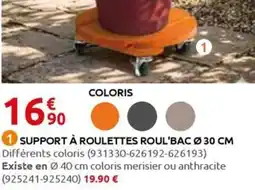 Rural Master SUPPORT À ROULETTES ROUL'BAC offre
