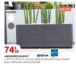 Rural Master JARDINIÈRE GRAPHIT offre