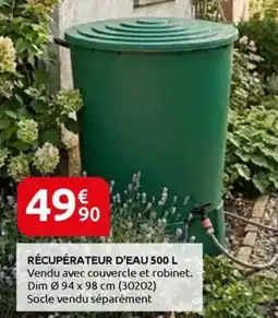 Rural Master RÉCUPÉRATEUR D'EAU offre