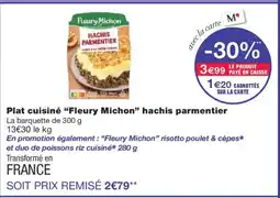 Monoprix FLEURY MICHON Plat cuisiné hachis parmentier offre