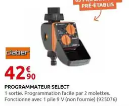 Rural Master PROGRAMMATEUR SELECT offre