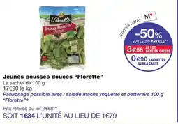 Monoprix FLORETTE Jeunes pousses douces offre