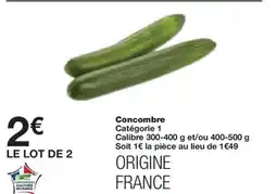 Monoprix Concombre offre
