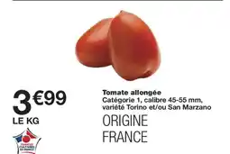 Monoprix Tomate allongée offre