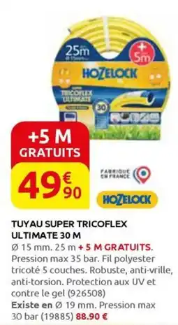 Rural Master TUYAU SUPER TRICOFLEX ULTIMATE offre