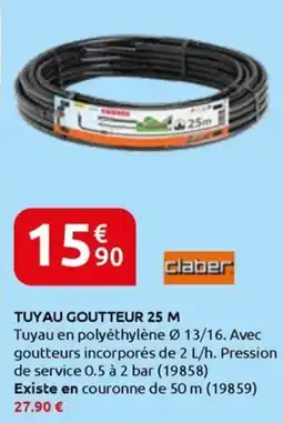 Rural Master TUYAU GOUTTEUR offre