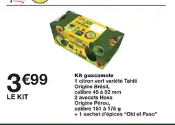 Monoprix Kit guacamole offre