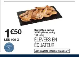 Monoprix Crevettes cuites offre