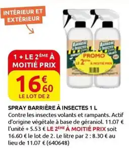 Rural Master SPRAY BARRIÈRE À INSECTES offre