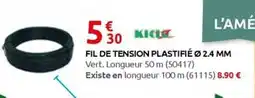 Rural Master FIL DE TENSION PLASTIFIÉ offre