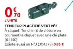 Rural Master TENDEUR PLASTIFIÉ VERT N°2 offre