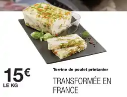 Monoprix Terrine de poulet printanier offre