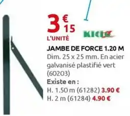 Rural Master JAMBE DE FORCE offre