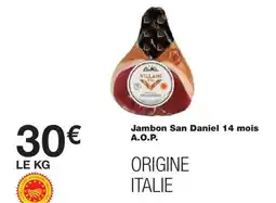 Monoprix Jambon San Daniel 14 mois A.O.P. offre