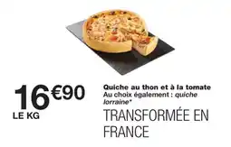 Monoprix Quiche au thon et à la tomate offre