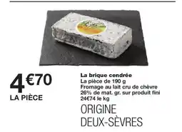 Monoprix La brique cendrée offre
