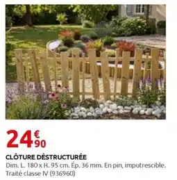 Rural Master CLÔTURE DÉSTRUCTURÉE offre