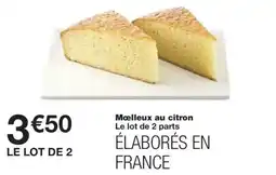 Monoprix Moelleux au citron offre