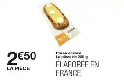 Monoprix Pinsa chèvre offre