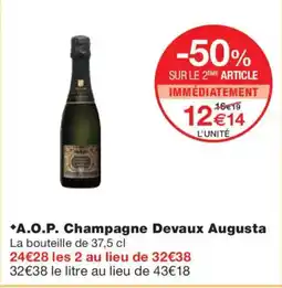 Monoprix A.O.P. Champagne Devaux Augusta offre