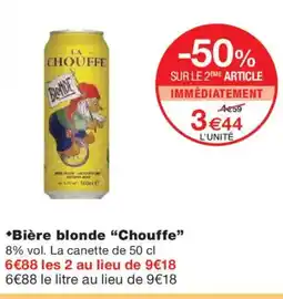 Monoprix CHOUFFE Bière blonde offre