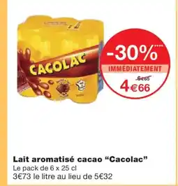 Monoprix CACOLAC Lait aromatisé cacao offre
