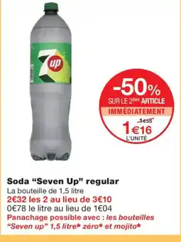 Monoprix SEVEN UP Soda regular offre