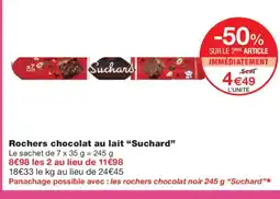 Monoprix SUCHARD Rochers chocolat au lait offre