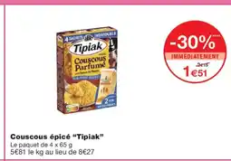 Monoprix TIPIAK Couscous épicé offre