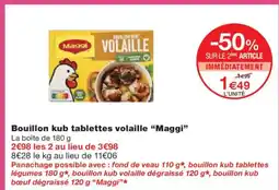 Monoprix MAGGI Bouillon kub tablettes volaille offre