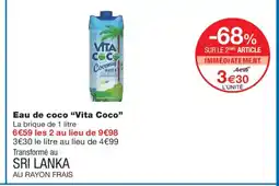 Monoprix VITA COCO Eau de coco offre