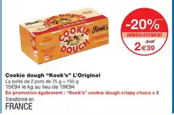Monoprix KOOK'S Cookie dough L'Original offre