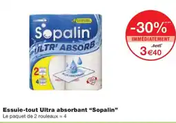 Monoprix SOPALIN Essuie-tout Ultra absorbant offre