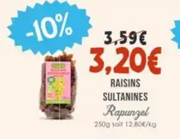 Naturalia RAPUNZEL Raisins sultanines offre
