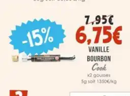 Naturalia COOK Vanille bourbon offre