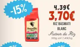 Naturalia AUTOUR DU RIZ Riz basmati blanc offre