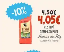 Naturalia AUTOUR DU RIZ Riz thaï demi-complet offre