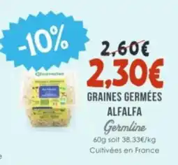 Naturalia GERMLINE Graines germées alfalfa offre